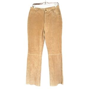 Suede camel pants - PERFECT!!